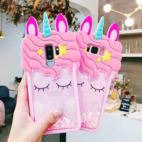 Unicornio teléfono caso para Samsung Galaxy S10 Lite S9 más S8 Nota 9 8 J7 primer J4 J6 J8 J2 Pro 2022 J5 2017 A10 A20 A30 A40 A50 M20 ► Foto 1/6