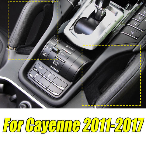 Caja de almacenamiento con espacio para reposabrazos, soporte organizador para coche, bolsillo Interior, consola central para Porsche Cayenne 2013-2022, 1 par ► Foto 1/6