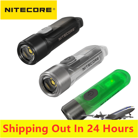 NITECORE-Llavero TIKI GITD con luz de 300 lúmenes, MINI llavero futurista con luz recargable por USB, linterna EDC Original ► Foto 1/6