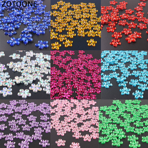 ZOTOONE-cristal para coser diamantes de imitación, pegatinas para uña, arte, decoraciones, bricolaje, Strass, Parte posterior plana, piedras para ropa, apliques G ► Foto 1/6