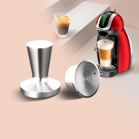 Dolce Gusto-Tapón de cápsula de Metal, cápsula reutilizable de acero inoxidable, Dolce, taza de filtro de café Inox recargable ► Foto 1/6