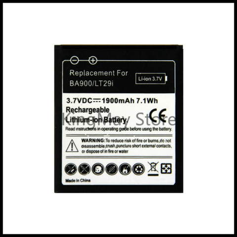 Batería para Sony BA900 c1905, para Sony Xperia TX LT29i S36h C2105 E1 J L M C2104 C1904 C1905 ST26i, ba900 ► Foto 1/5