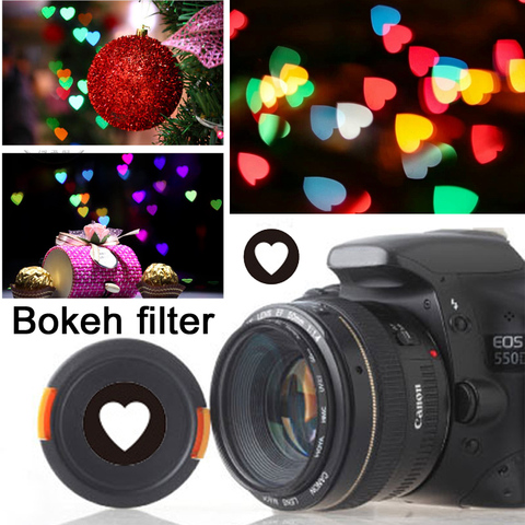 Bokeh-Kit de maestro Bokeh, filtro de tapa de objetivo con efecto Bokeh para fotografía de escena nocturna romántica artística, lentes Canon Nikon Yongnuo ► Foto 1/6