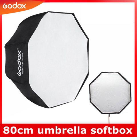 Godox luz Softbox 80cm / 31.5in diámetro Octagon Brolly paraguas accesorios de fotografía Softbox Reflector para estudio de vídeo ► Foto 1/6