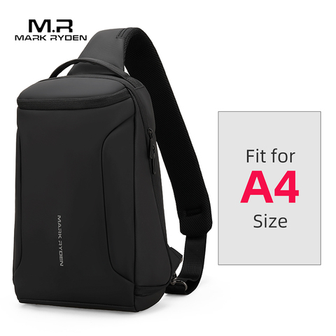 Bolso cruzado para hombre, bolsas de mensajero de hombro para iPad de 12 pulgadas, impermeable, con carga USB, novedad de 2022 ► Foto 1/6