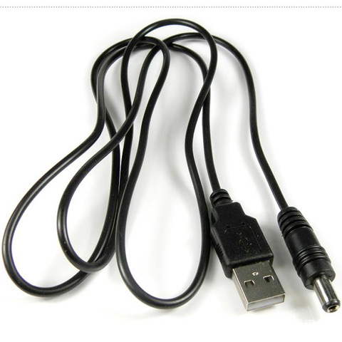 Línea de datos electrónica de carga de 5,5 CC USB a DC, accesorios electrónicos, Cable de alimentación de núcleo de cobre de 5,5x2,1mm de USB a DC ► Foto 1/6