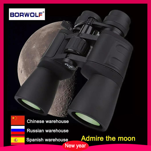 Borwolf 10-180X90 Gran Aumento HD Zoom profesional potente luz de prismáticos visión nocturna para caza telescopio monocular ► Foto 1/6