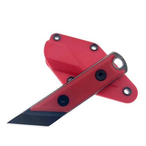 440C acero Mini cuchillo piedra bolsillo EDC mango ABS de cuchillo de Trimmers Camping herramienta collar con el caso ► Foto 1/1