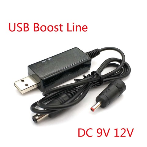 Convertidor de Boost USB, Cable convertidor de aumento de cc 5V a 9V 12V + conector de 3,5x1,35mm para fuente de alimentación/cargador/convertidor de potencia ► Foto 1/5