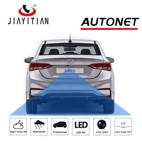 JIAYITIAN-cámara de visión trasera, para Hyundai Solaris HC 2017 2022, Rusia/CCD/visión nocturna/cámara para matrícula/cámara trasera ► Foto 1/5