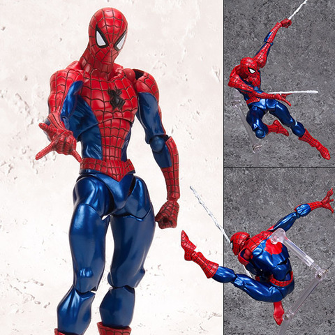 Marvels superhéroe 16cm en caja increíble Spiderman BJD Spider Man figura de juguete ► Foto 1/6