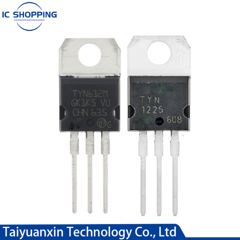 10 uds) SCR tiristor TYN412 TYN610 TYN612 TYN616 TYN625 TYN640 TYN812 TYN825 TYN1225 TO220 ► Foto 1/1