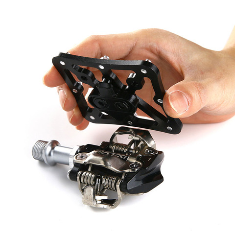 Adaptador Universal de plataforma para Pedal de bicicleta, piezas para ciclismo, compatible con SPD Shimano MTB, 1 par ► Foto 1/6