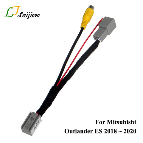 Conector RCA de 8 pines para Mitsubishi Outlander ES 2022 OEM, Cable adaptador de cámara de respaldo de marcha atrás trasera, instalación de Monitor ► Foto 1/4