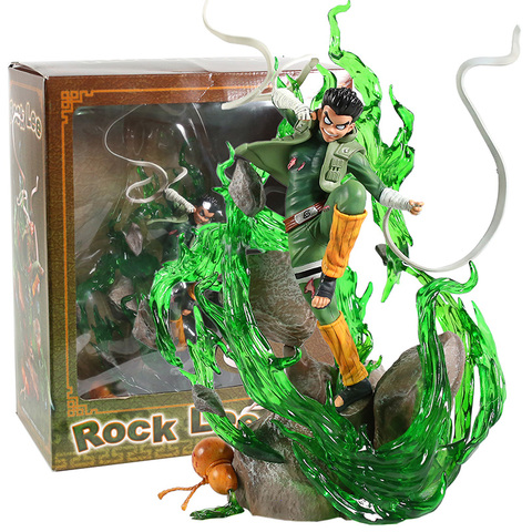 Figuras de Naruto Shippuden Rock Lee, juguete de modelos coleccionables de PVC, Ocho Puertas, 1/7 ► Foto 1/6