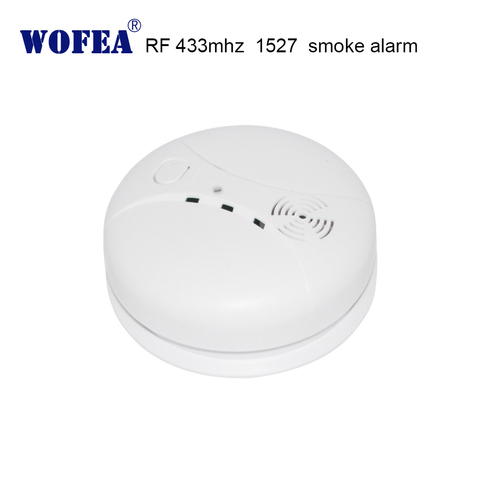 Sensor de alarma inalámbrico para el hogar, detector de humo para sistema de alarma de casa, 433MHZ/ wifi, Tuya, sistema de seguridad contra incendios ► Foto 1/5