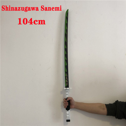 Kimetsu no Yaiba Espada de PU arma demonio asesino Cosplay Kochou Shinobu Espada Samurai Katana Ninja cuchillo Espada Prop juguete para adolescente ► Foto 1/6