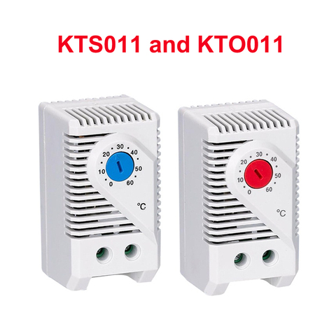Controlador de temperatura KTO011 KTS011, termostato compacto Mini NO Din, normalmente cerrado NC y normalmente abierto, KTO 011 KTS 011 ► Foto 1/6