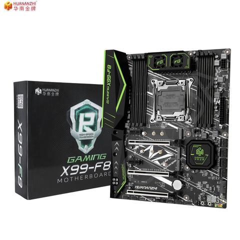 HUANANZHI-placa base X99-F8 para videojuegos Intel X99 LGA2011-3, todas las Series, DDR4 RECC, 128GB, M2, NVME, USB 3,0, servidor ATX, Mainboa Beyond TF ► Foto 1/6