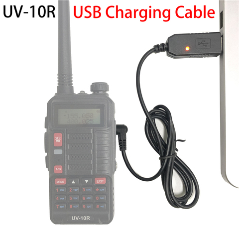 Baofeng-Cable de carga USB UV-10R Walkie Talkie, Cargador USB práctico, UV10R, 2022 ► Foto 1/6