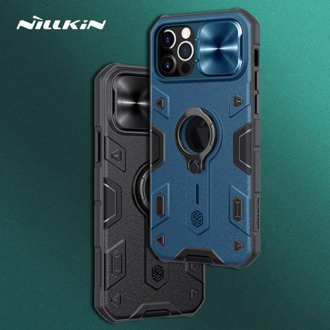 Nillkin-funda protectora para iPhone 12 Pro Max, carcasa a prueba de golpes, deslizante, delgada, para cámara, 12 Pro ► Foto 1/6