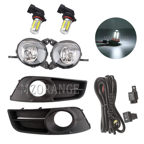 Para Toyota Corolla luces antiniebla 2004-2007 versión europea cubiertas de faros parrilla rejillas LED Luz de niebla moldura para luz marcos ► Foto 1/6