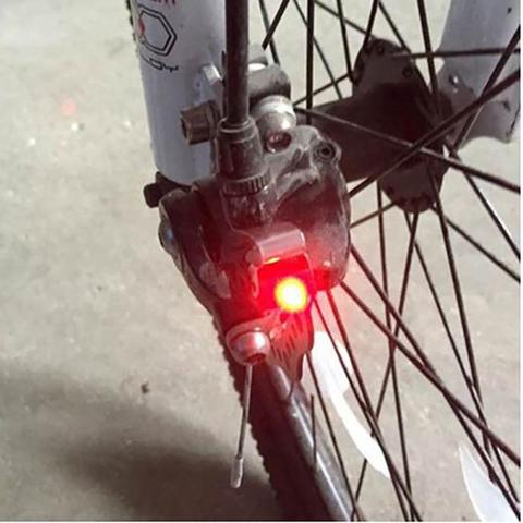 Luz LED trasera para bicicleta, resistente al agua, con freno, luz roja de alto brillo para ciclismo, accesorios de seguridad en ciclismo SD ► Foto 1/6