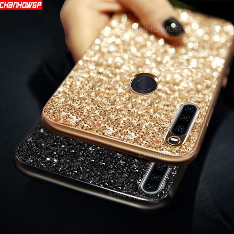 Funda de TPU suave con purpurina brillante para móvil, cubierta de lentejuelas para Huawei P30 Lite P20 Honor 20 Pro 20i 10i 8A 8SY5 Y6 Y9 Prime 2022 Mate 30 20 Lite ► Foto 1/6