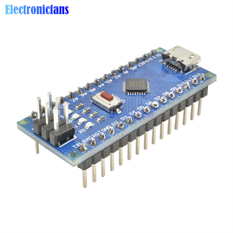 Diymore Ch340 Nano V30 Atmega328p Mu Atmega328 Módulo De Microcontrolador Micro Usb Adaptador 1394