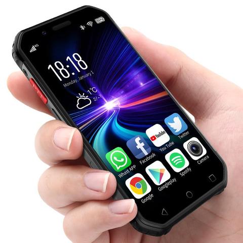 SOYES S10 impermeable Mini Smartphone NFC 3GB 32GB 1900mAh 4G Android 6,0 MTK6737 GPS huella identificación facial 5MP del teléfono a prueba de ► Foto 1/6