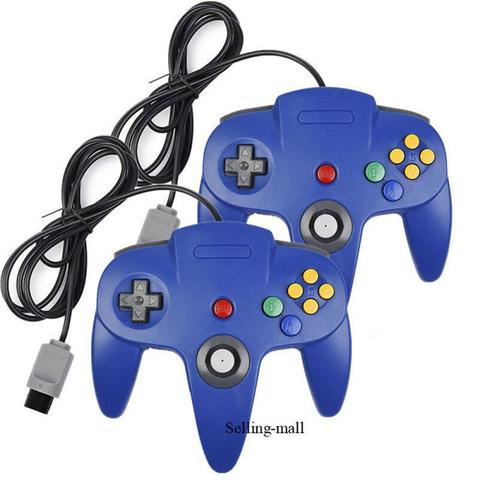 Mando para consolas N64 clásicas, mando con cable largo para 64 juegos, interfaz de Puerto N64 transparente ► Foto 1/6