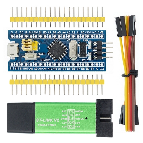 Módulo de placa de desarrollo para Arduino st-link V2 Mini STM8, versión Original, STM32F103C8T6 ARM STM32, simulador de descarga ► Foto 1/3