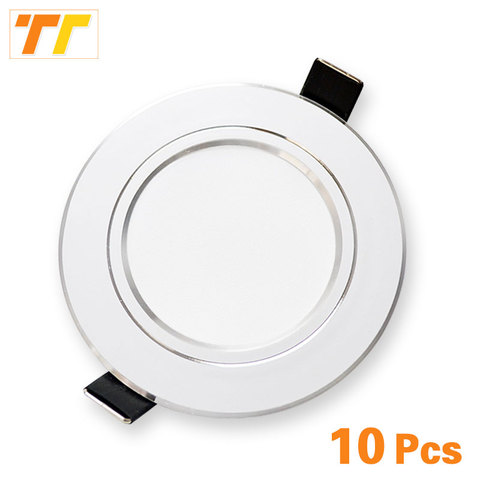 10 unids/lote led downlight 18W 15W 12W 9W 7W 5W 3W 220V / 110V lámpara de techo downlights empotradas panel de luz led redondo envío gratuito ► Foto 1/6