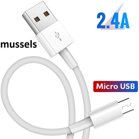 Cable Micro USB para Blackview A60 A20 A7 Pro A30 S6 Nylon Datos rápidos del Cable del cargador para el Meizu C9 Pro M8 Lite Micro USB Cable para cargar ► Foto 1/6