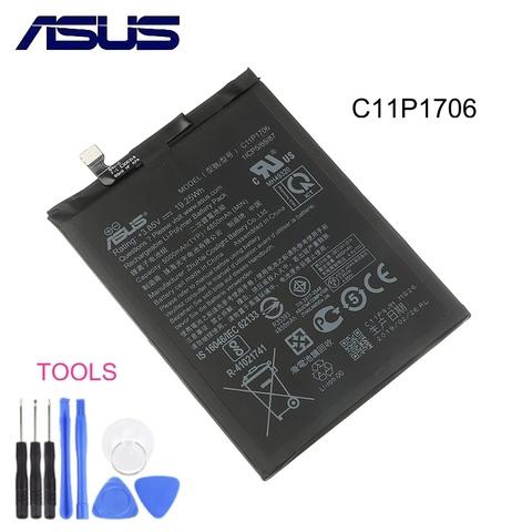 ASUS-batería Original C11P1706 para ASUS Zenfone Max Pro M1, 100% pulgadas, ZB601KL, ZB602KL, X00TDB, X00TDE, alta calidad, 6,0 mAh, novedad de 5000 ► Foto 1/3