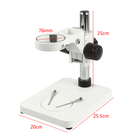 Trinocular microscopio estéreo microscopio Binocular microscopio ajustable mesa de soporte de trabajo titular + 76mm anillo Holde ► Foto 1/3