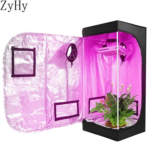 Tienda de cultivo con partes hidropónicas, protector de cultivo Mylar para invernadero de interior, lámpara de flores vegetales ► Foto 1/6