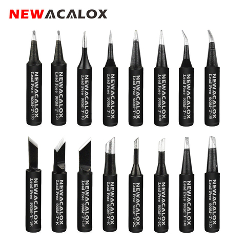 NEWACALOX-16 puntas de pistola para soldar 900-T, sin plomo, de Metal negro, para Estación de soldadura Hakko, Kits de herramientas ► Foto 1/6