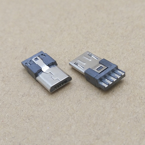 Conector Micro USB macho de 5 pines, nuevo, 20 piezas, tipo de cable, DIY ► Foto 1/3