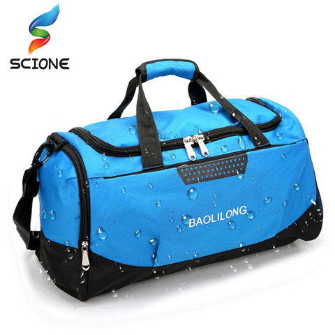 Bolsa de gimnasio deportiva grande impermeable profesional con bolsillo para hombres/mujeres para entrenamiento de Fitness al aire libre bolsa de viaje bolso de Yoga ► Foto 1/6