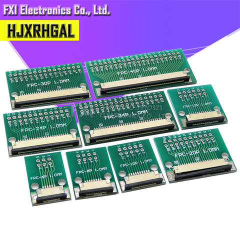 FPC FFC-Placa de conversión de cable, placa PCB DIY de 1MM, 6P/8P/10P/20P/30P/40P/60P ► Foto 1/5