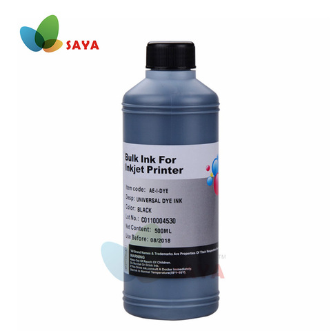 Recarga de tinta negra Compatible con sistema Epson, Canon, Brother, CISS, recarga de tinta a granel, 500ML, l3150, l4160 ► Foto 1/2