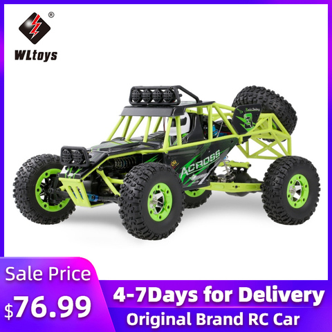 Wltoys 12428 50 Km/h de alta velocidad RC coche escala 1/12, 2,4G 4WD RC Off-road oruga RTR RC coche de juguete para los niños ► Foto 1/6