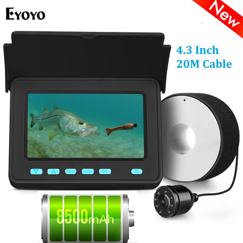 Eyoyo EF05PRO 20M Cámara bajo el agua para pesca de invierno 4,3 