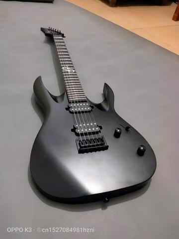 Guitarra Eléctrica mate de 6 cuerdas, hardware negro, envío gratis, novedad de 2022 ► Foto 1/6
