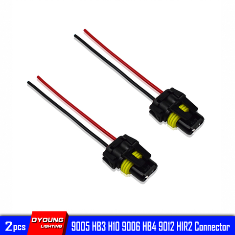 Conector 9005 HIR2 9012 LED para faro antiniebla de coche, arnés de cableado, adaptador de enchufe de Cable, estilo automotriz, 9006 Uds. ► Foto 1/6