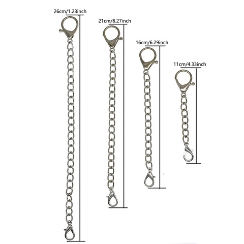 Colgante clave llave de cadena cadenas conexión clave hebilla Circular llaveros accesorios bolso encanto Accesorios ► Foto 1/6