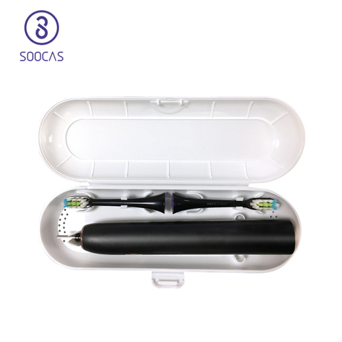 Caja de viaje portátil SOOCAS cepillo de dientes eléctrico senderismo Camping Almacenamiento de cepillos de dientes soporte de la caja para Xiaomi X3 X1 C1 X5 V1 ► Foto 1/5