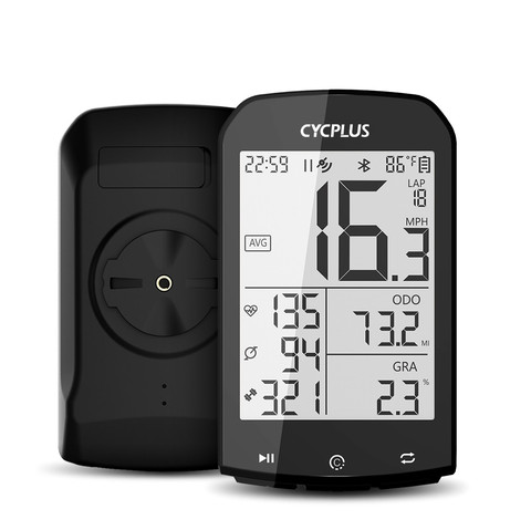 CYCPLUS-Accesorios para ordenador de bicicleta, velocímetro con GPS, ANT + BLE, resistente al agua, Sensor de ritmo cardíaco y velocidad de cadencia ► Foto 1/6