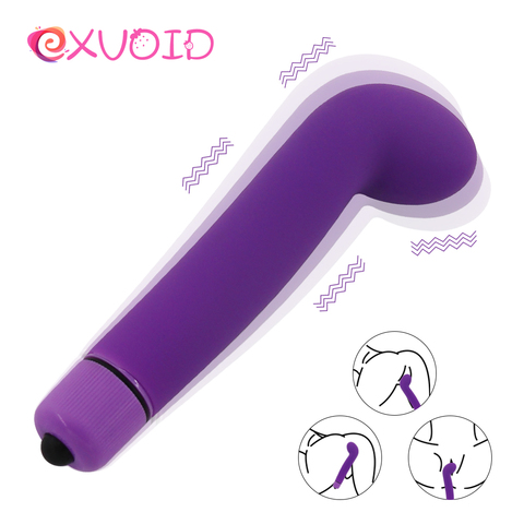 EXVOID-consolador Anal vibrador para mujeres, Juguetes sexuales, masajeador de punto G, clítoris, estimulador Anal de próstata, silicona con fuerte vibración ► Foto 1/6